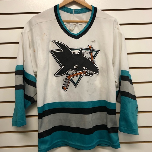 Vintage San Jose Sharks Hockey Jersey size small - Picture 1 of 9